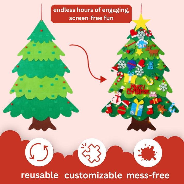 Kid-Friendly Felt Christmas Tree