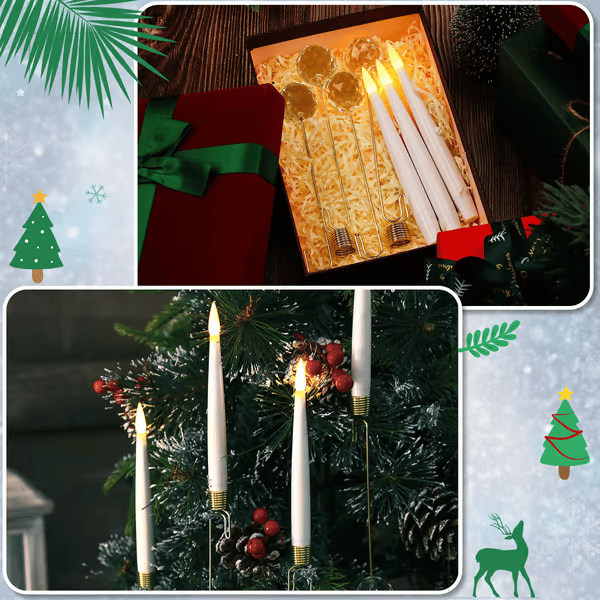 Christmas Tree Candles with Remote