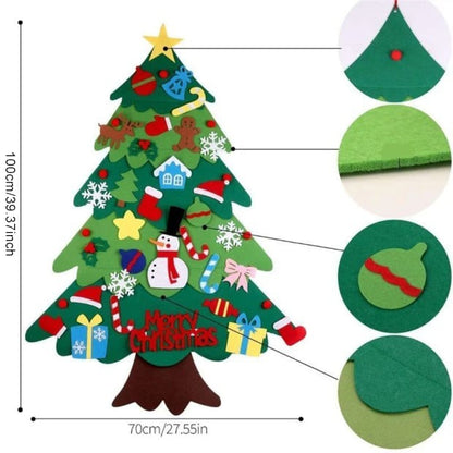 Kid-Friendly Felt Christmas Tree